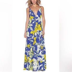 Revolve Maaji Sand Castle Floral Maxi Dress, size medium